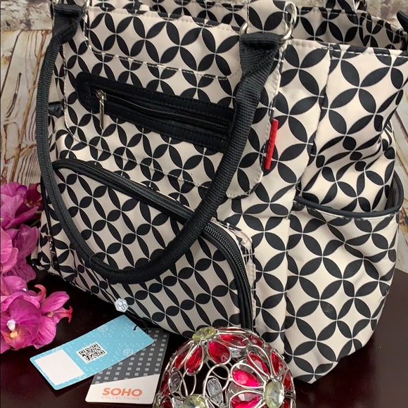 Soho Collections Tote/ Diaper Bag / Travel bag NWT - Picture 5 of 9